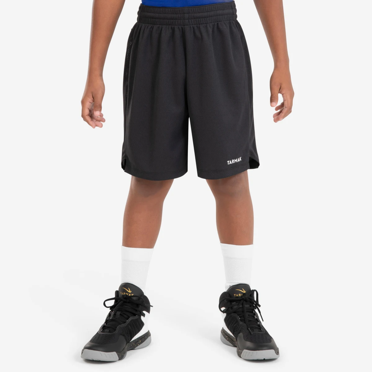 TARMAK Detské basketbalové šortky SH500 čierne 14-15 r (161-172 cm) · záber 1
