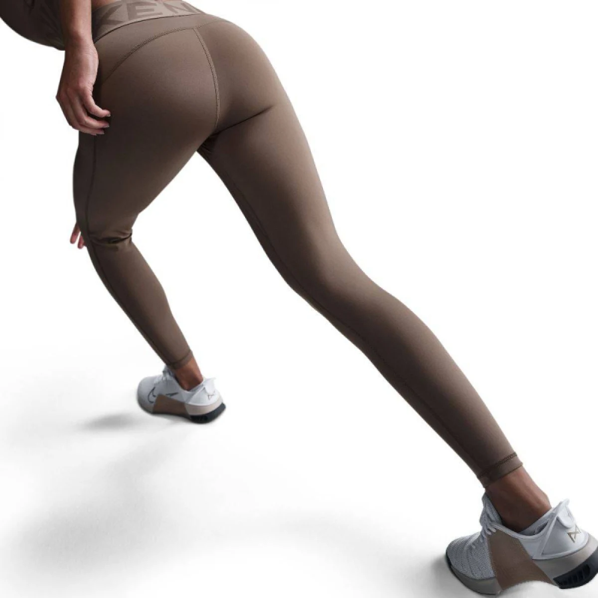 Dámské legíny NIKE PRO W NP SCULPT DF HR TIGHT-233-Brown · záber 5