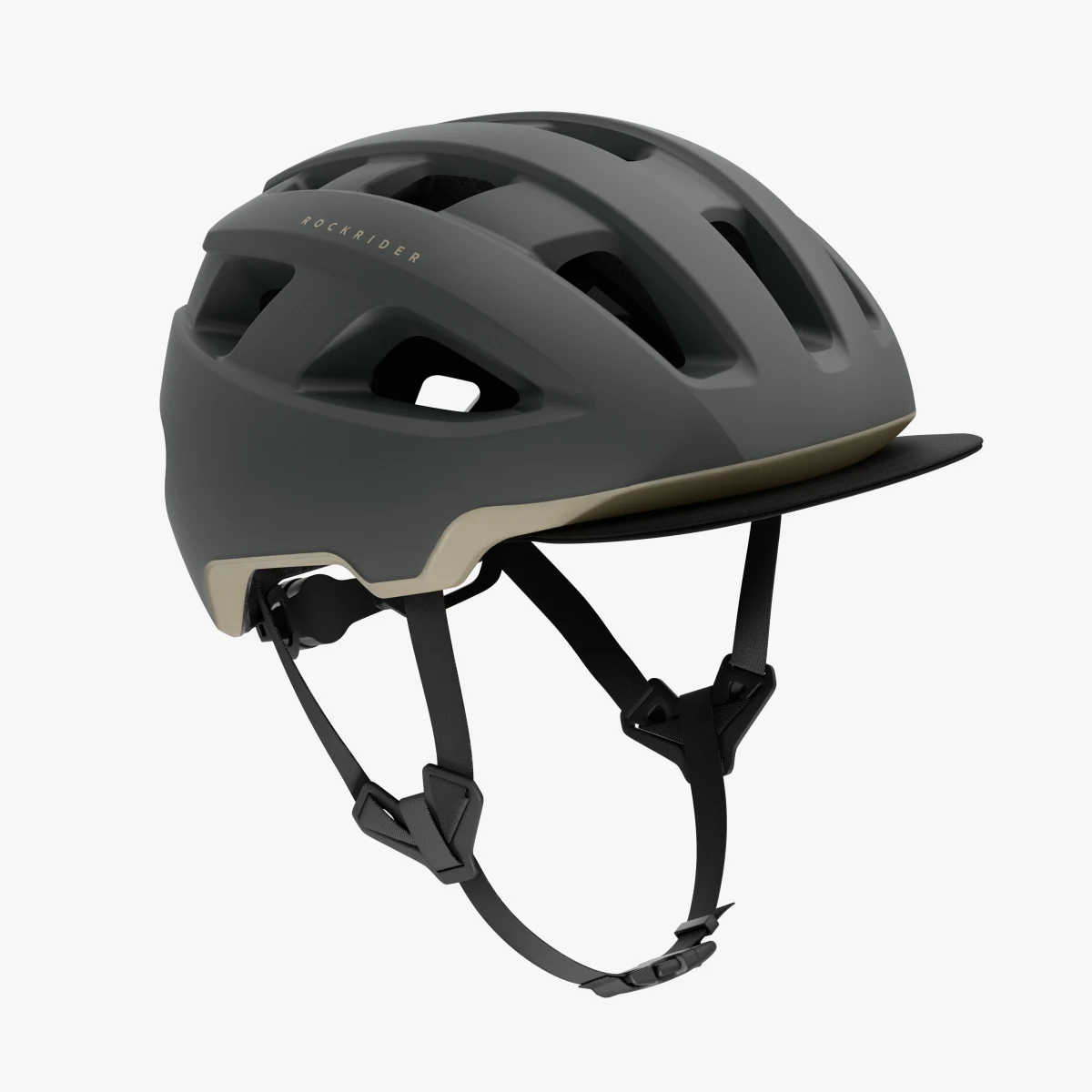 ROCKRIDER Prilba na horskú cyklistiku EXPL 540 MIPS zeleno-béžová M · záber 1