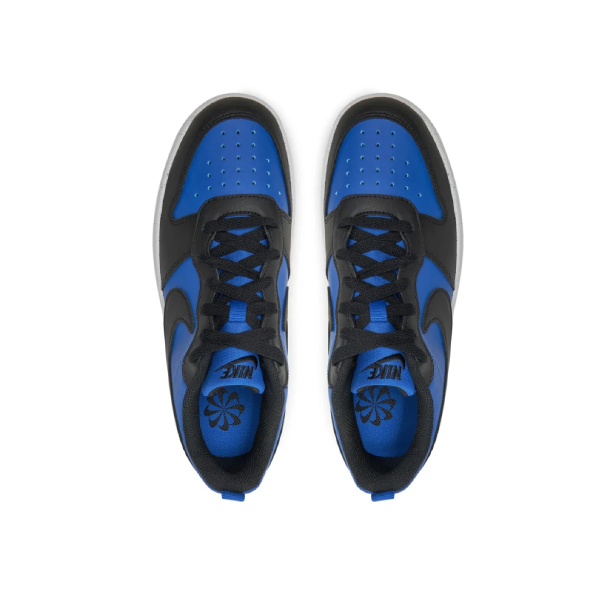 Chlapecká rekreační obuv NIKE Court Borough Low Recraft GS game royal black white · záber 3