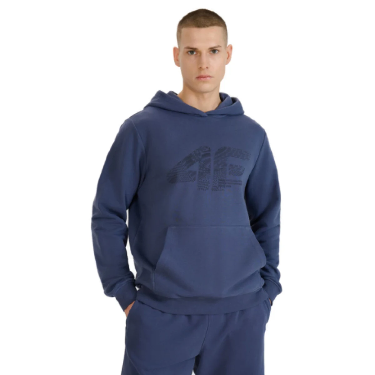 Pánská mikina s kapucí 4F SWEATSHIRT M1585-22S-ANTHRACITE · záber 1