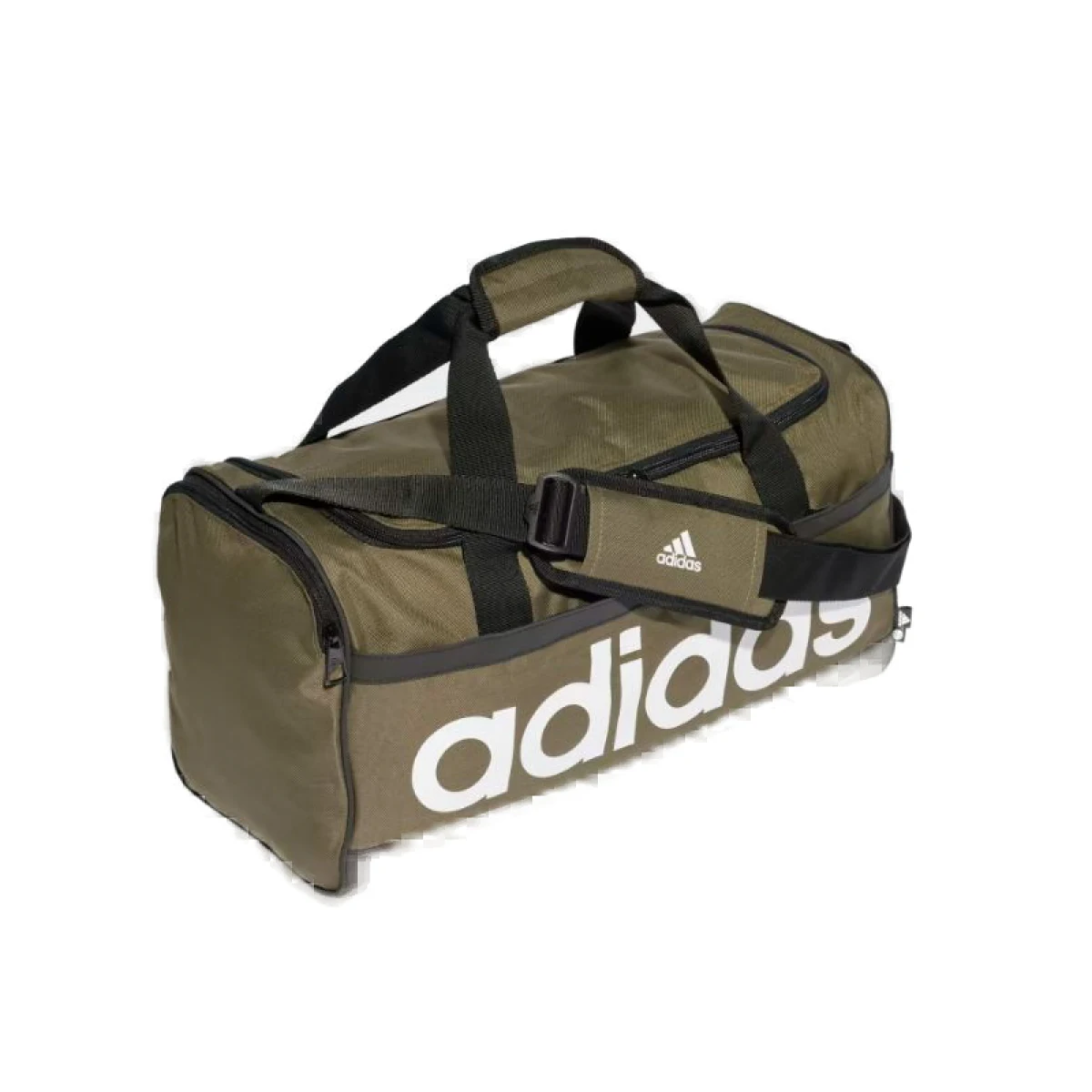 Pánská cestovní taška ADIDAS LINEAR DUFFEL M OLISTR BLACK WHITE · záber 2
