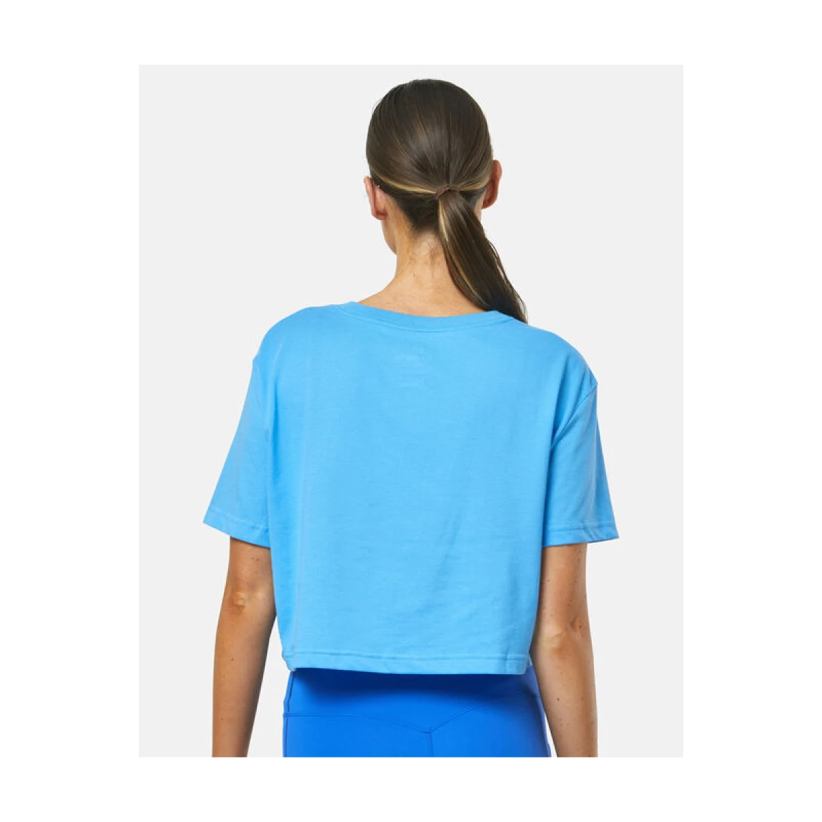 Dámské tréninkové tričko s krátkým rukávem NIKE PRO W GRX SS-FQ4985-412-UNIVERSITY BLUE · záber 3