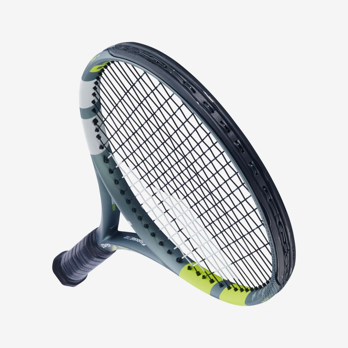 BABOLAT BABOLAT Evo Aero Gen 2 tenisová raketa s výpletom 275 g sivo-žltá GRIP 3 · záber 2