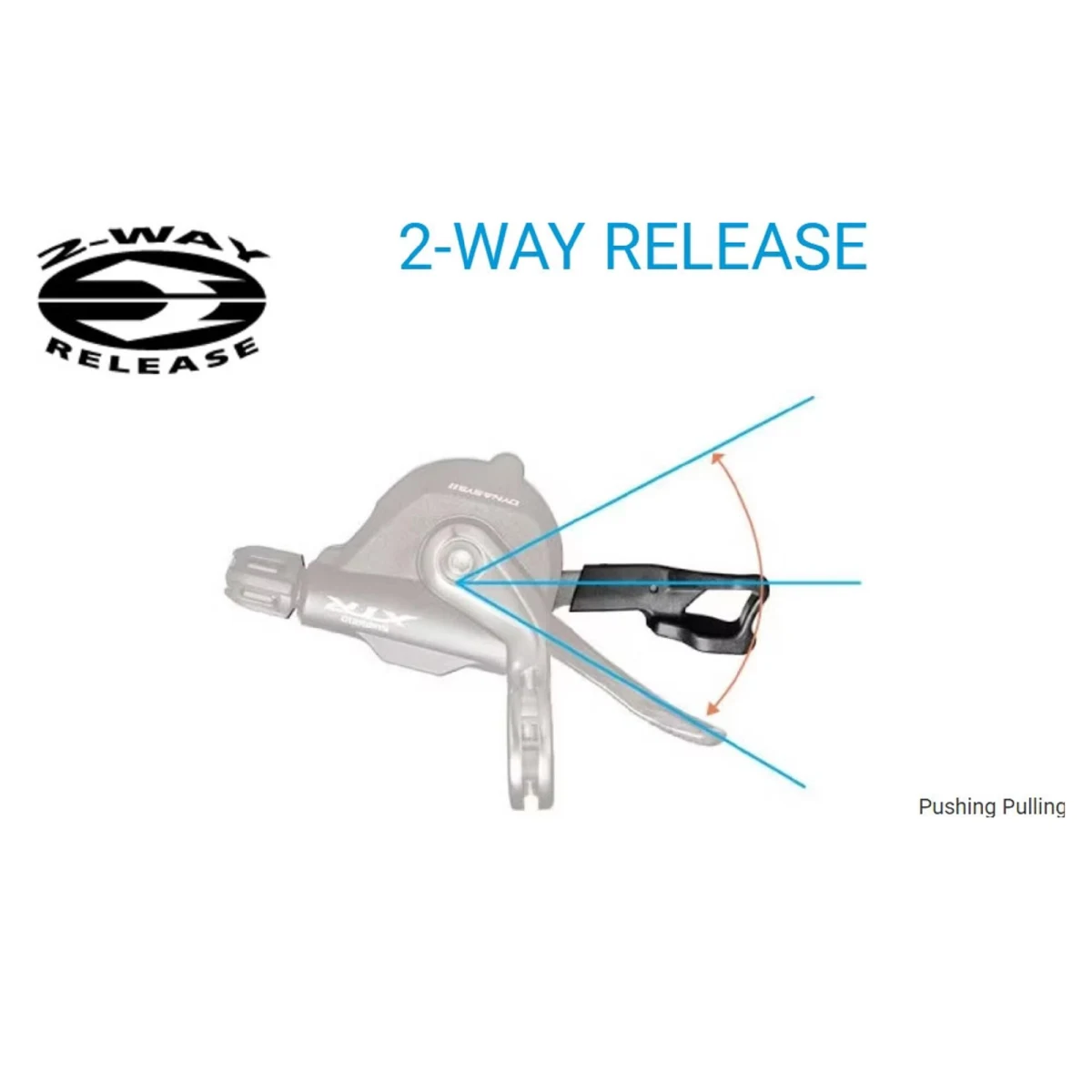 SHIMANO Páčka zadného prehadzovača Shimano CUES 11 rýchlostí SL-U6000-11R bez · záber 2
