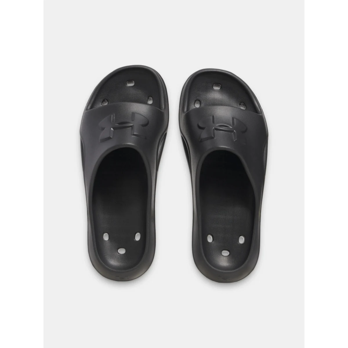 Pánské pantofle (plážová obuv) UNDER ARMOUR UA M Locker V SL black black black · záber 4