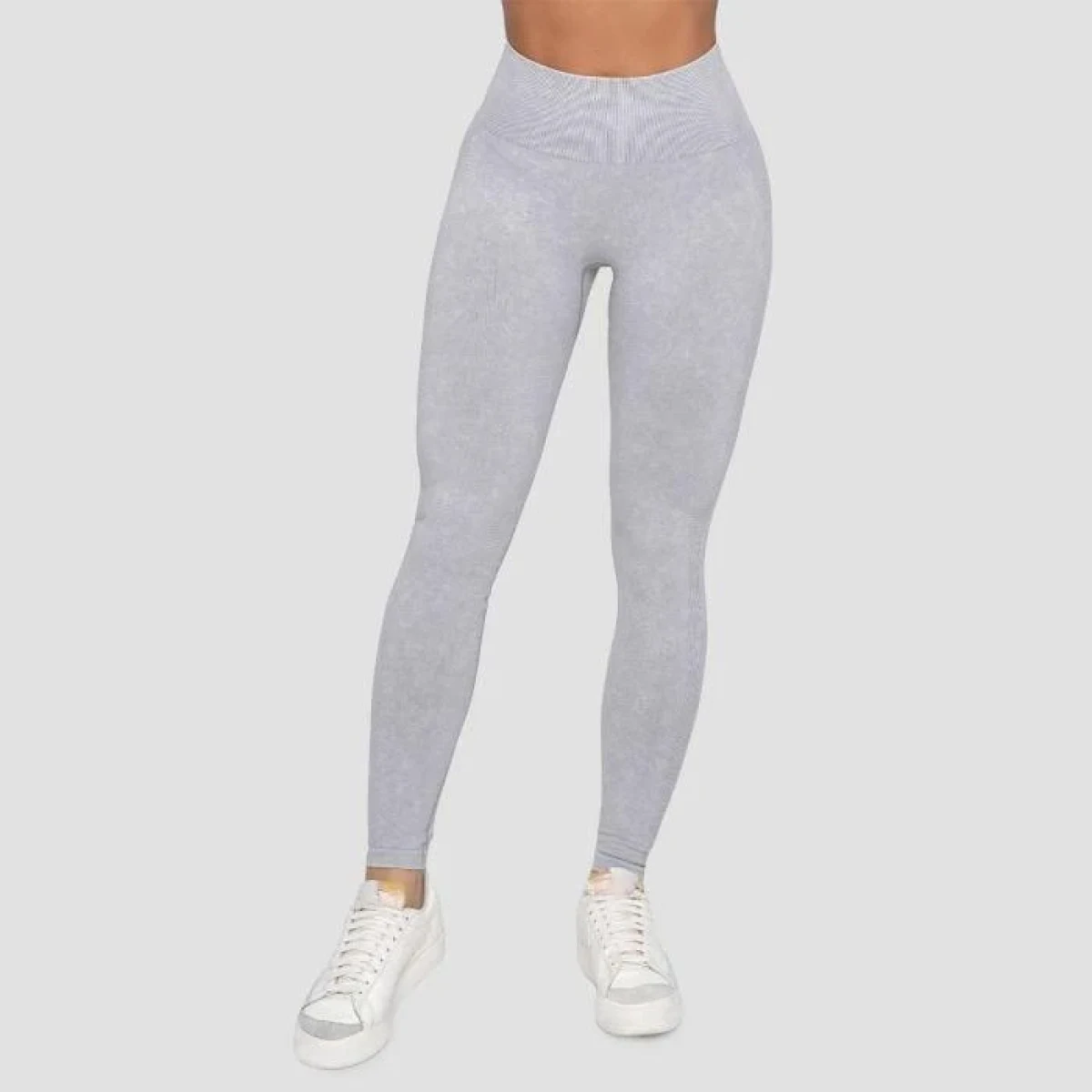 GymBeam Dámské bezešvé legíny Lift Grey - Velikost: M | Barva: sivá | Pohlavie: Dámské | Hmotnost: 0,21 kg | Balení: 70 · záber 9