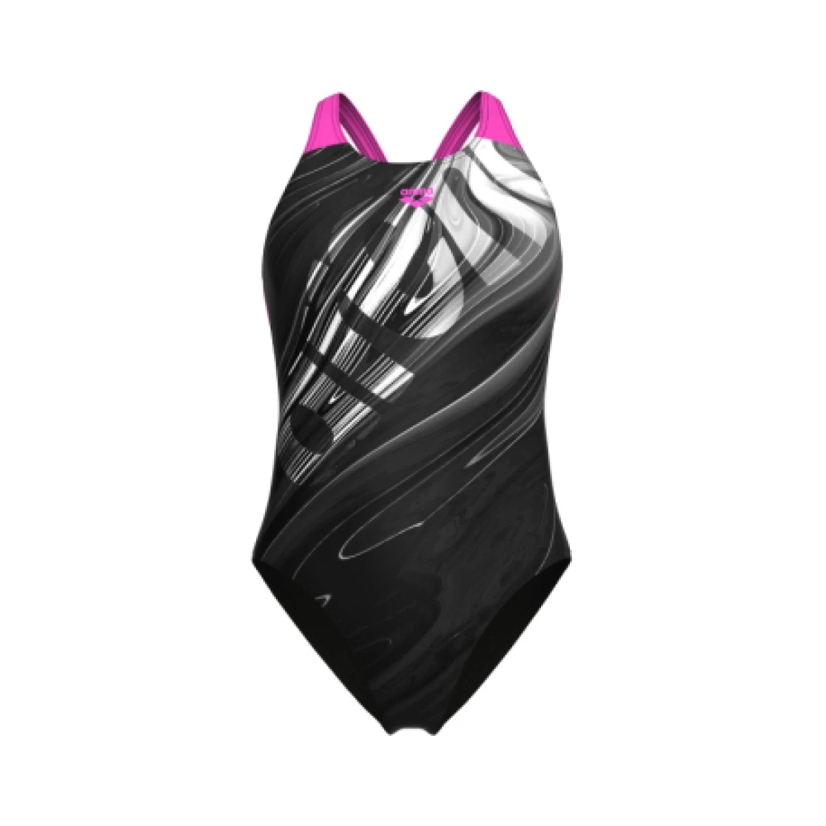 Dámské plavecké jednodílné plavky ARENA WOMENS FLOW SWIMSUIT V BACK LB · záber 1