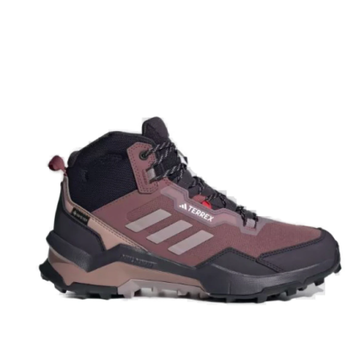 Dámská kotníková turistická obuv ADIDAS Terrex AX4 Mid GTX W burgundy preloved fig aurora black · záber 1