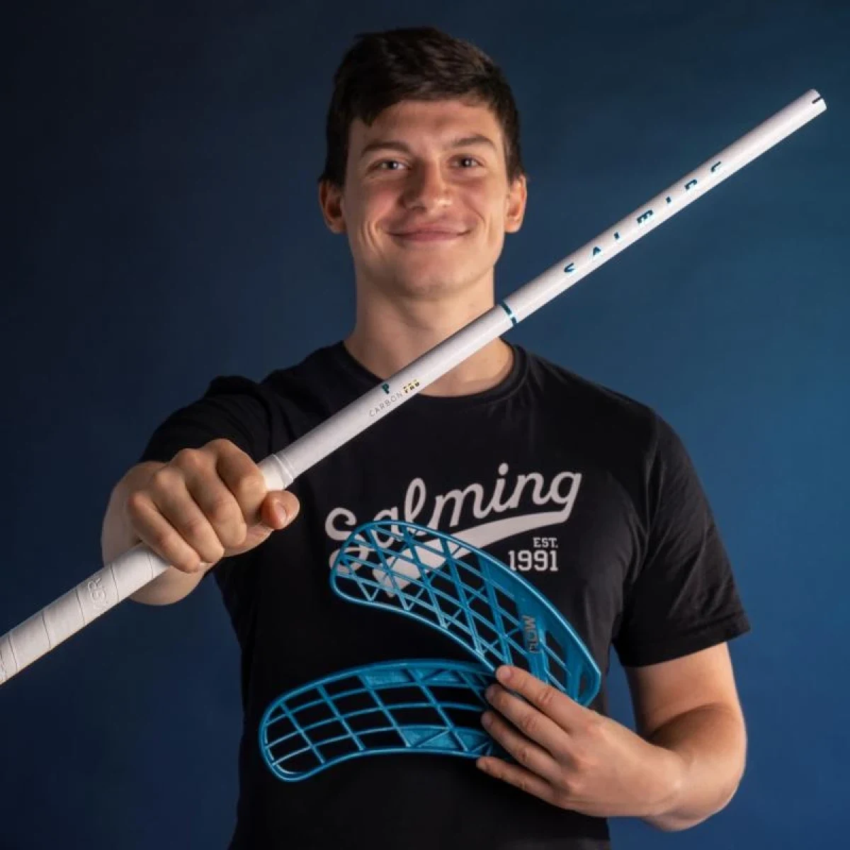 Salming P-Series Carbon Pro Shaft 27 White - Barva: Biela · záber 1