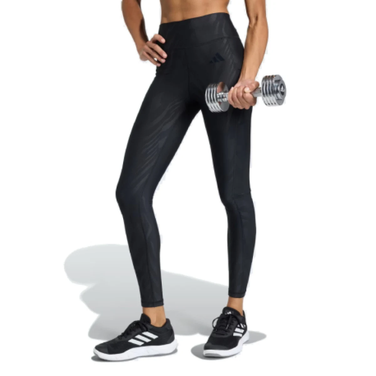 Dámske legíny ADIDAS OPTIME AOP BLACK · záber 1