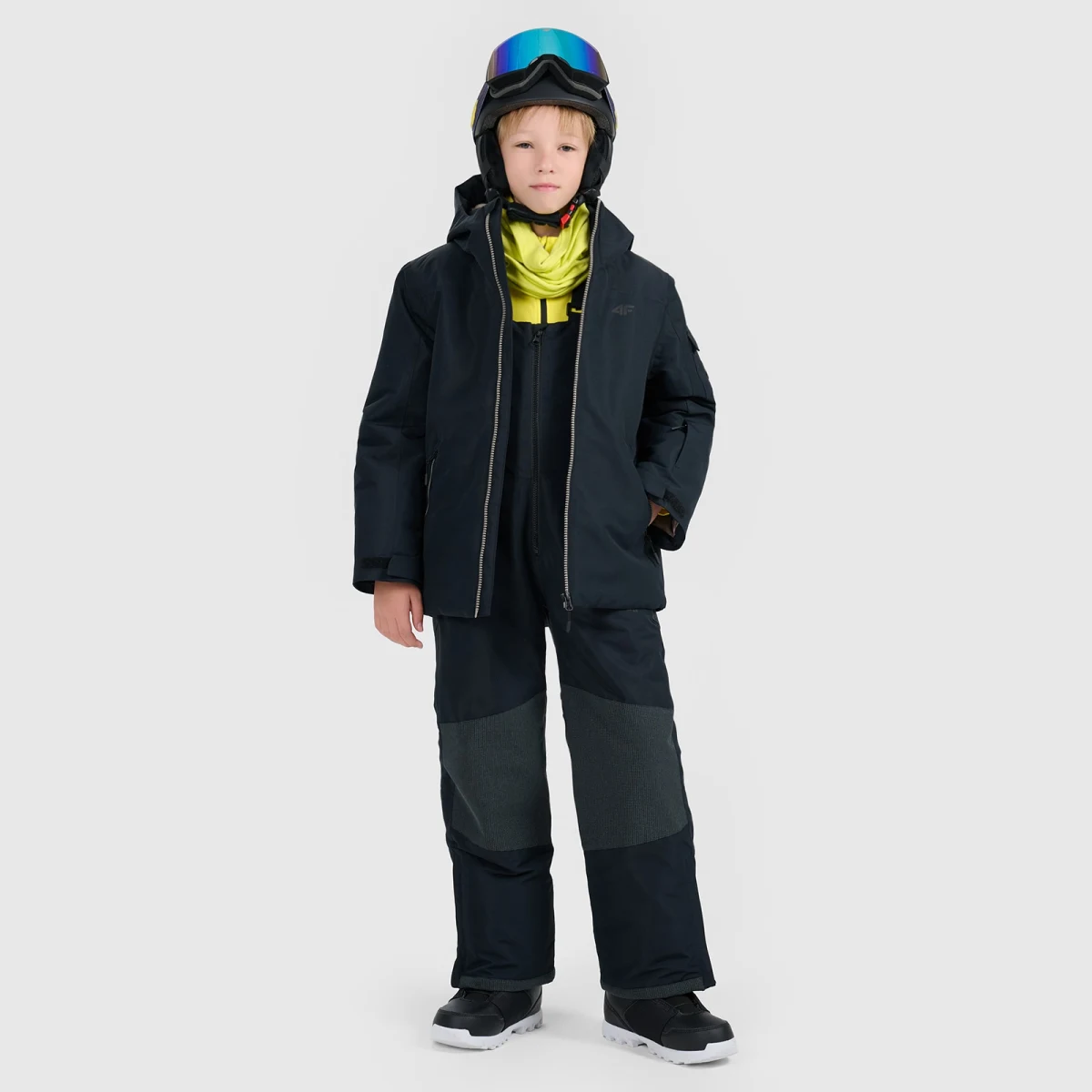 Snowboardová bunda membrána 8000 chlapecká - černá · záber 2