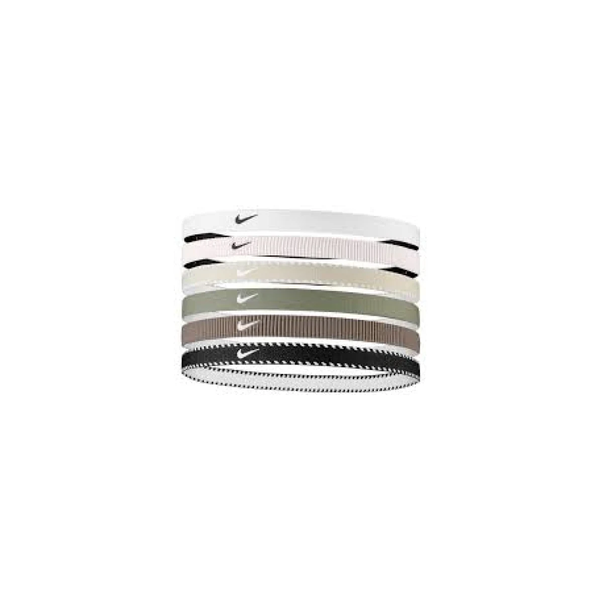 Čelenka NIKE FLEX CLASSIC HEADBANDS 6PK WHITE LIGHT ARMY BLACK · záber 1