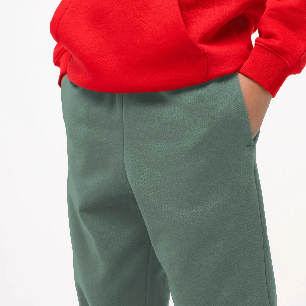 PUMA PUMA detské tepláky zelené 5-6 r (116 cm) · záber 2