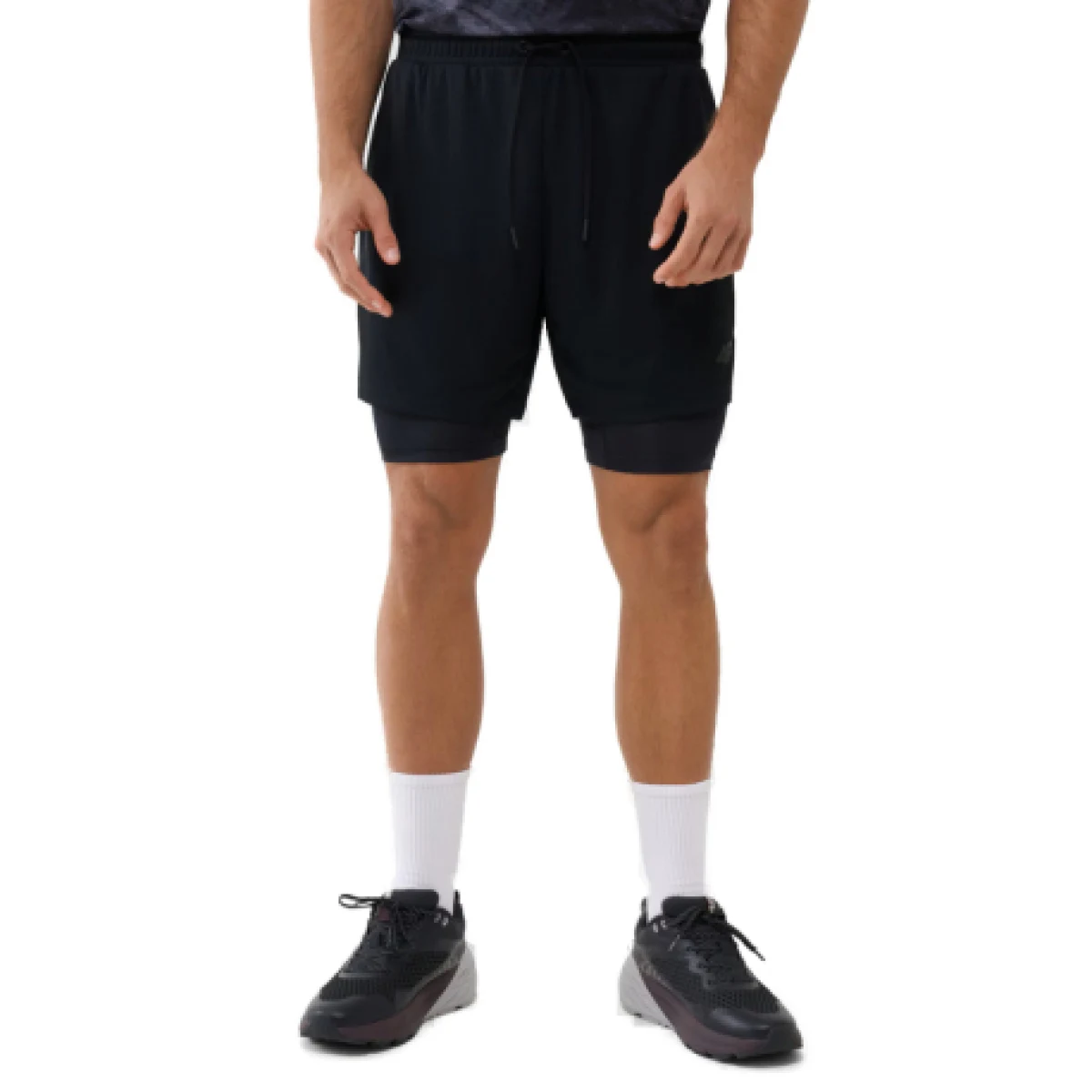 Pánské tréninkové kraťasy 4F SHORTS FNK M0866-20S-DEEP BLACK · záber 1