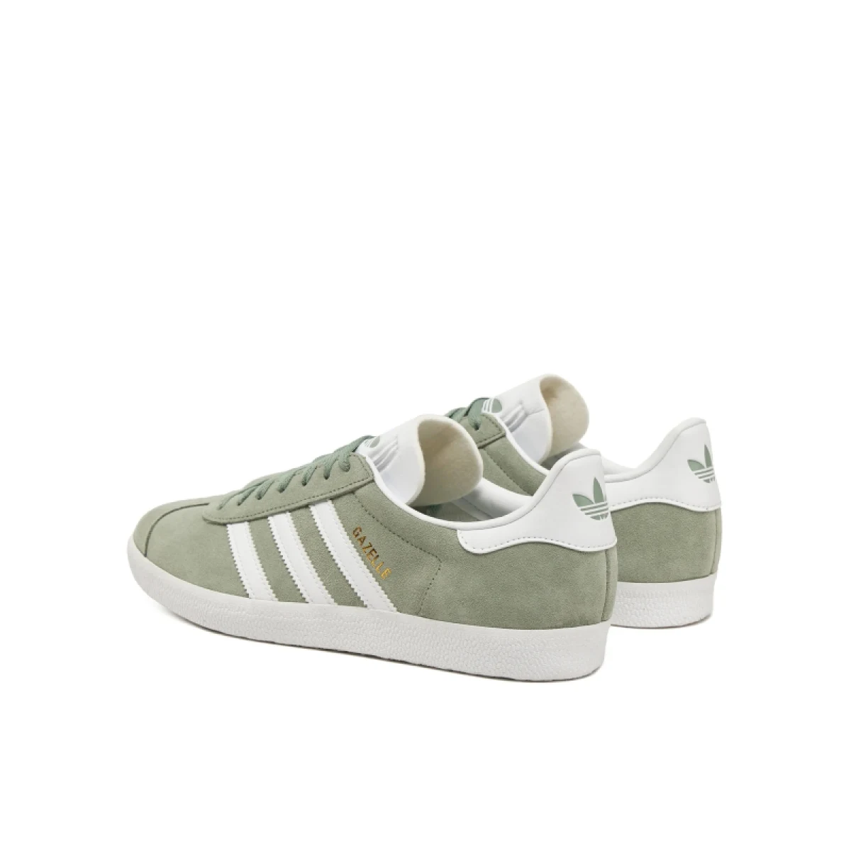 Pánská vycházková obuv ADIDAS ORIGINALS Gazelle silver green cloud white gold metallic · záber 4