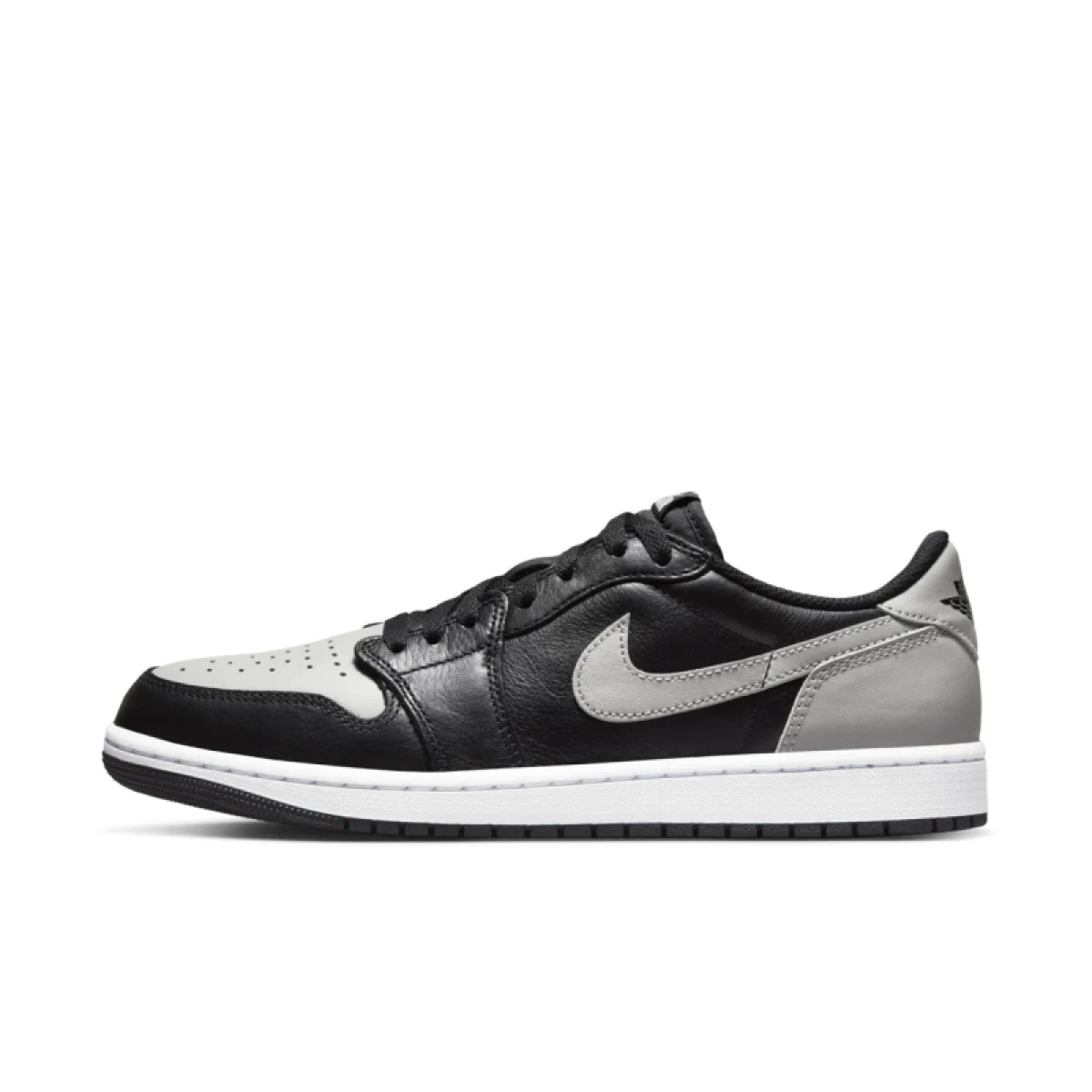 Pánská vycházková obuv NIKE Air Jordan 1 Low OG Shadow black medium grey white · záber 3