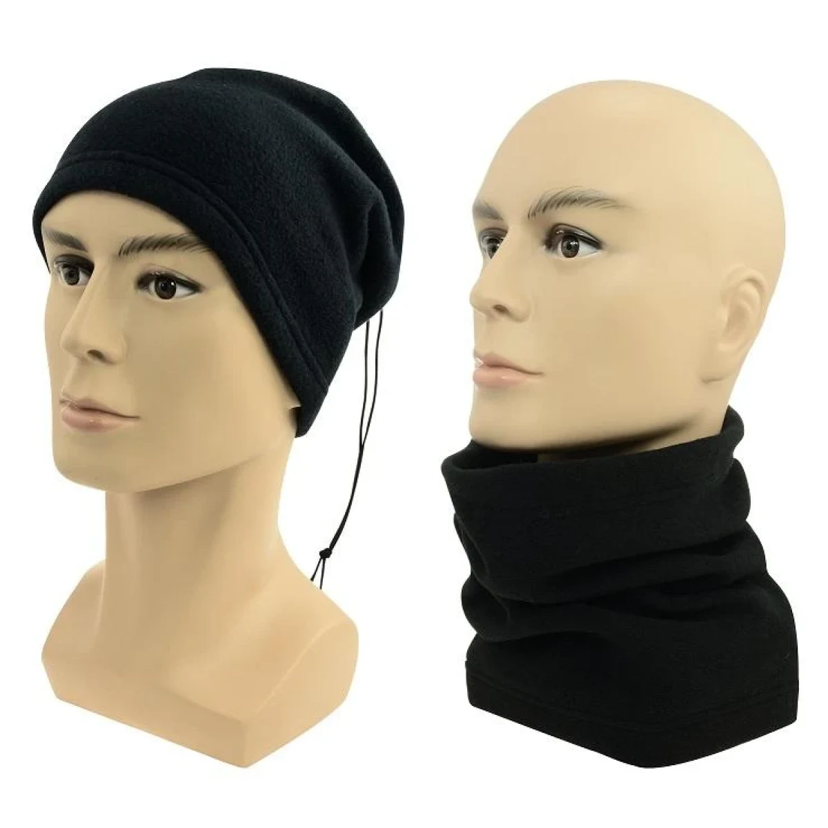 Sulov Multifunkční šátek 2v1 Fleece, černý · záber 1