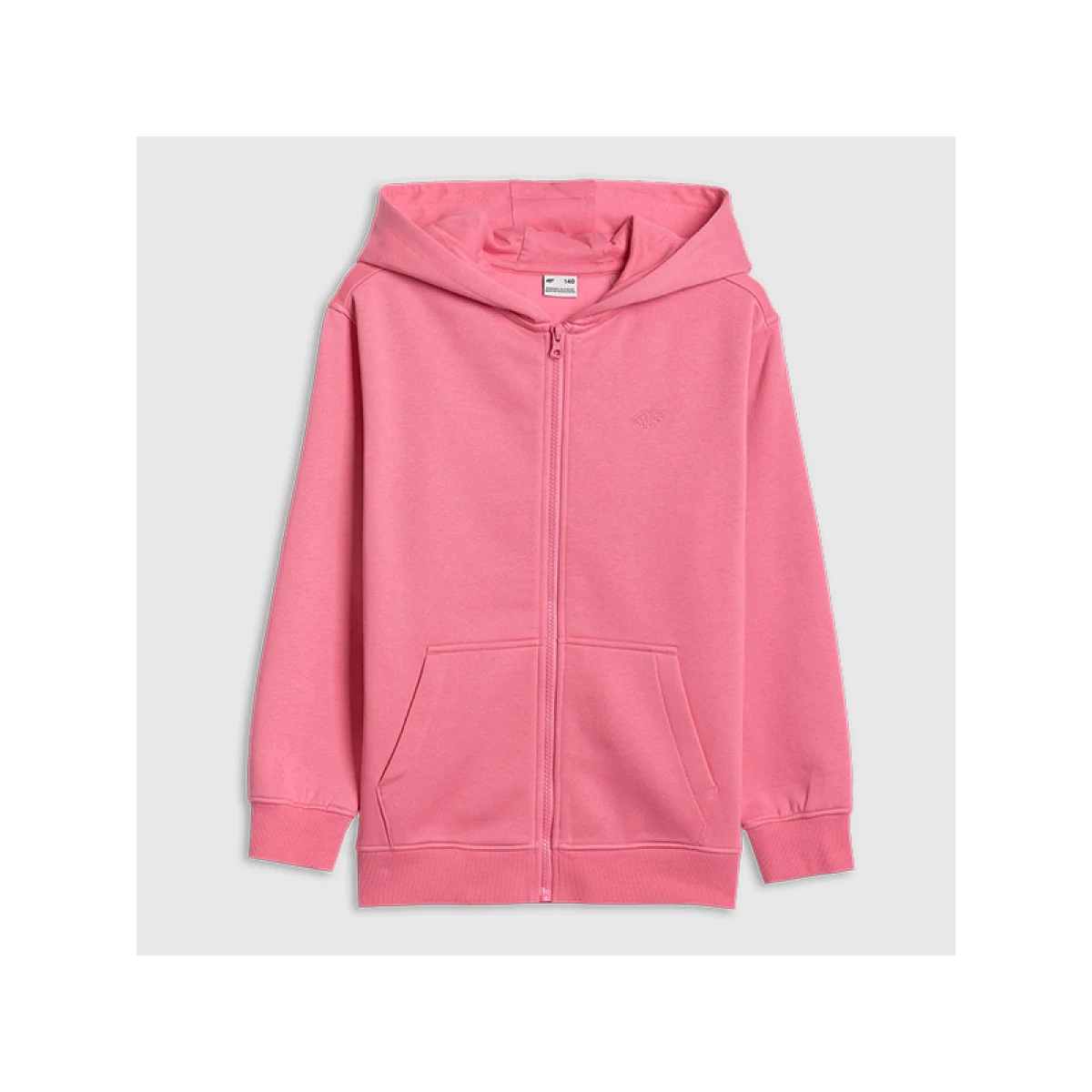 Dievčenská mikina so zipsom 4F JUNIOR SWEATSHIRT F2322-54S-PINK · záber 3