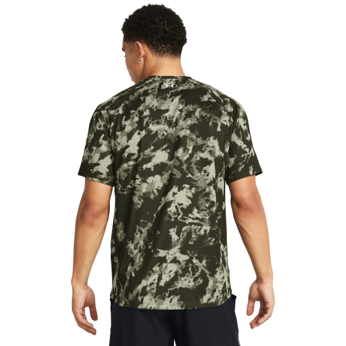 Pánské tréninkové tričko s krátkým rukávem UNDER ARMOUR UA TECH ABC CAMO SS-GRN · záber 2