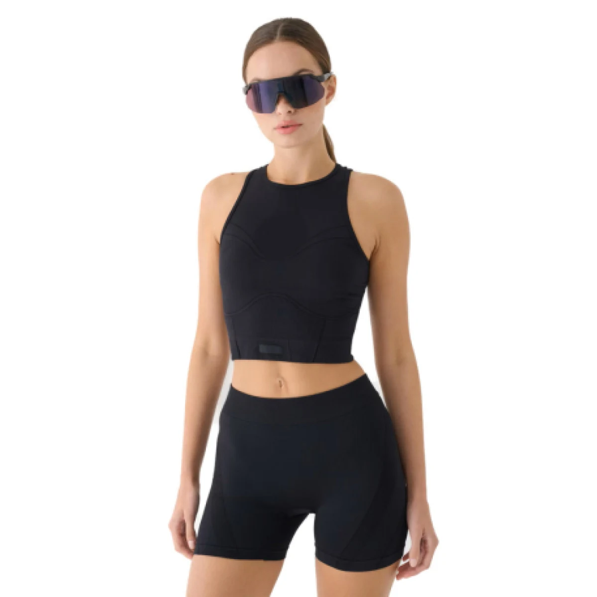 Dámské tréninkové tílko 4F SLEEVELESS FNK F707-RAW24TFSLF707-20S-DEEP BLACK · záber 1