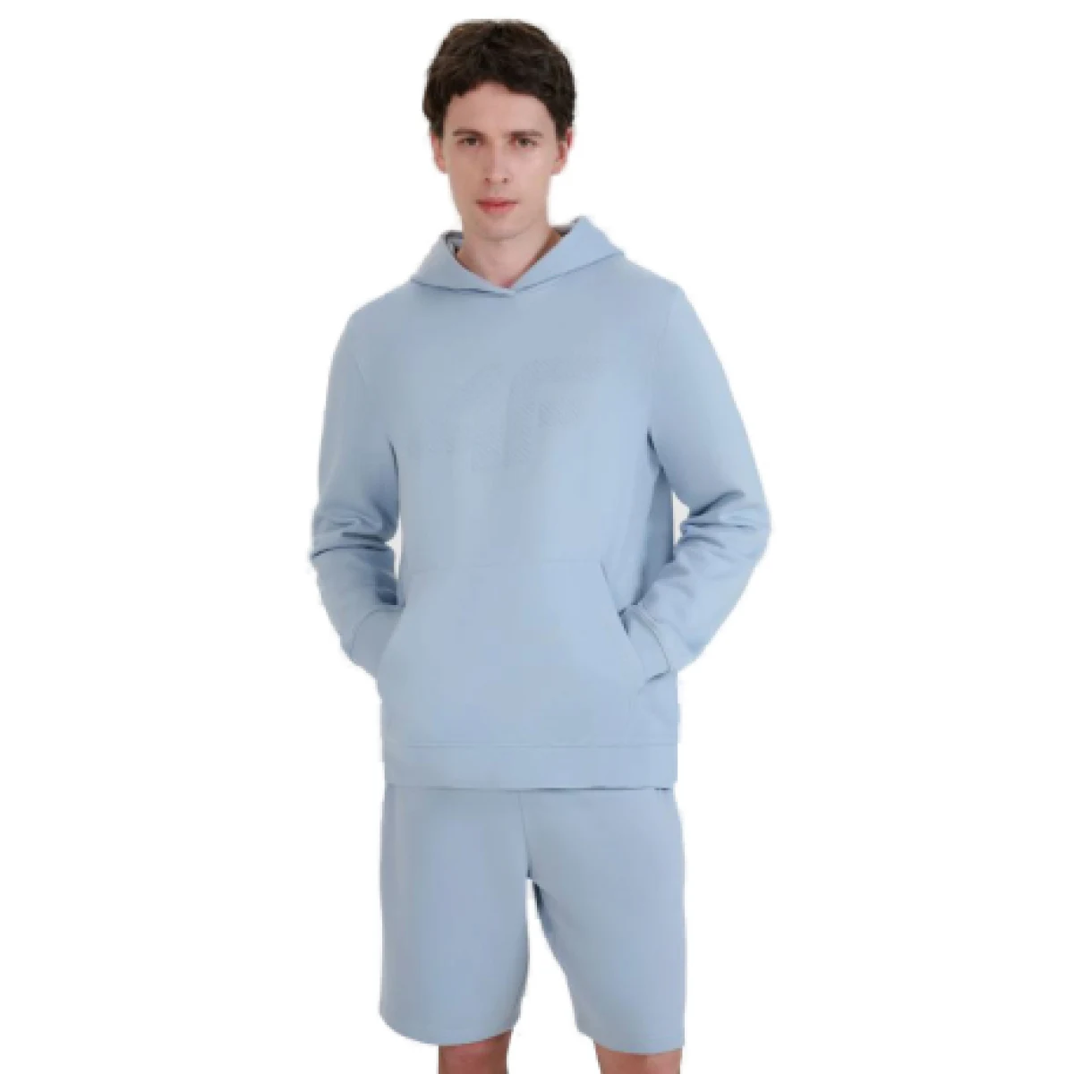 Pánská mikina s kapucí 4F SWEATSHIRT M1621-34S-LIGHT BLUE · záber 1