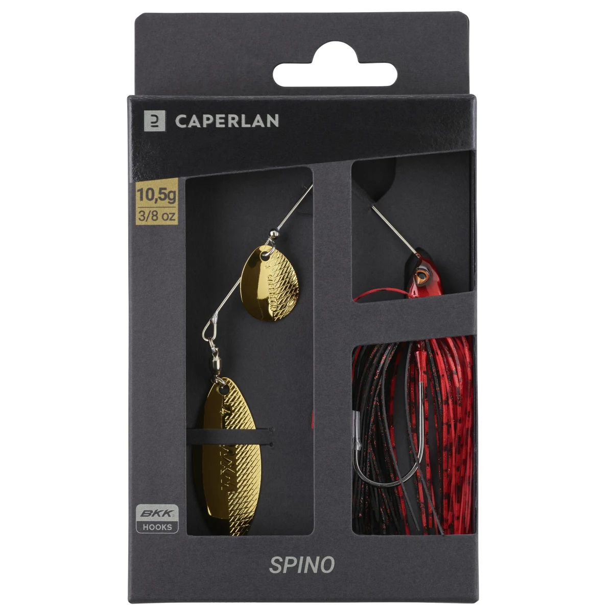 CAPERLAN Nástraha spinnerbait Spino 10,5 g crawfish bez · záber 2