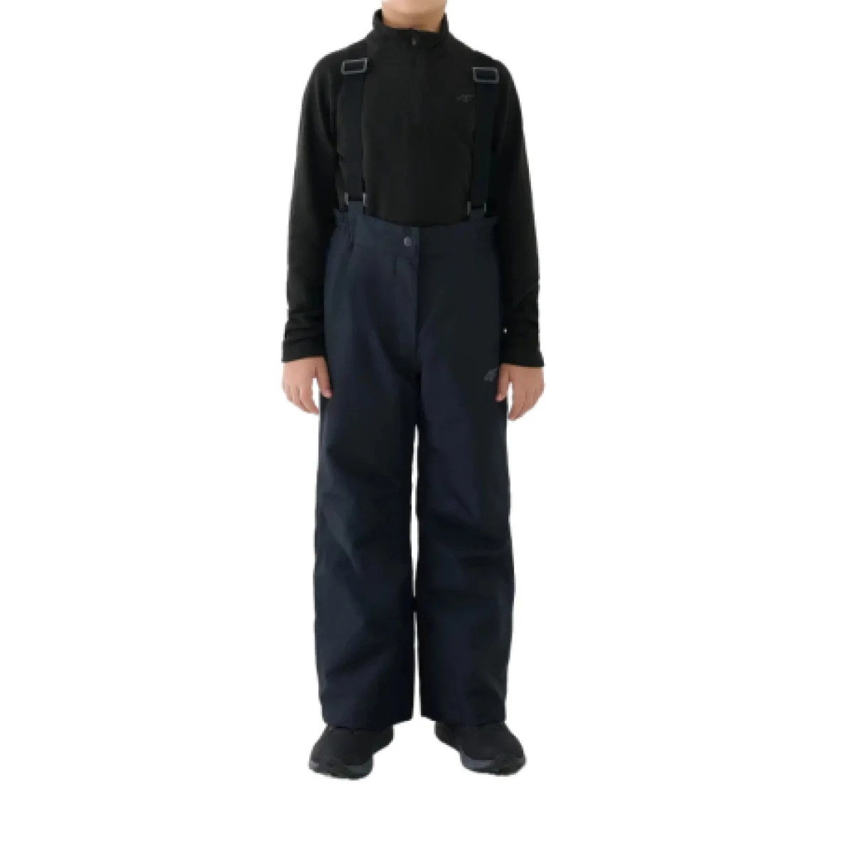 Chlapčenské lyžiarske nohavice 4F JUNIOR TROUSERS FNK M0949-4FJWAW25TFTRM0949-20S-DEEP BLACK · záber 1