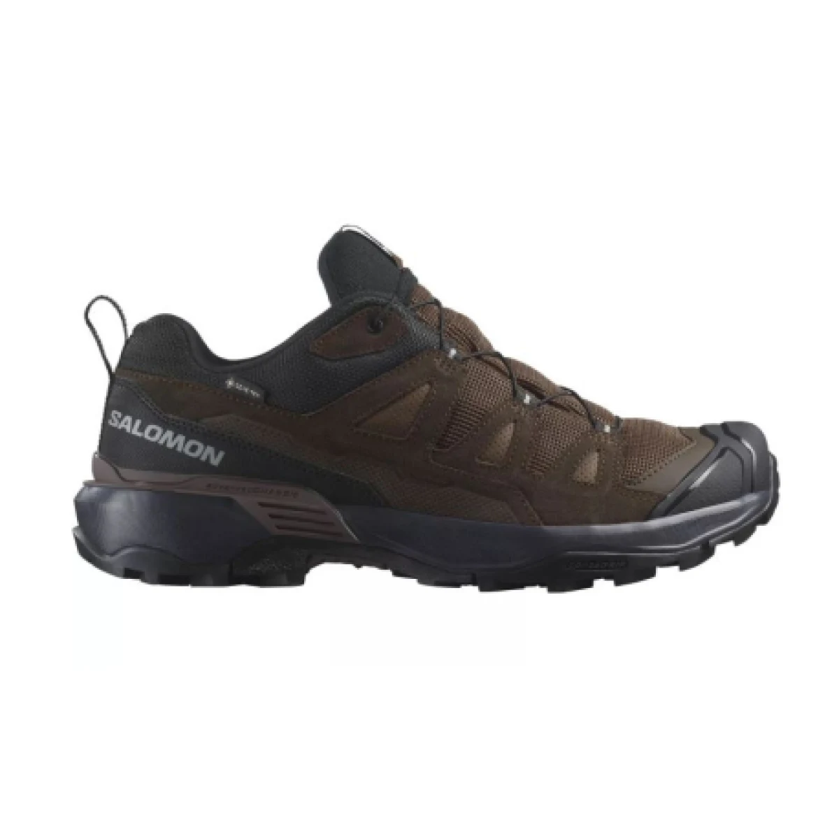 Pánska nízka turistická celokožená obuv SALOMON X Ultra 360 LTR GTX M dark earth delicioso sharkskin · záber 1