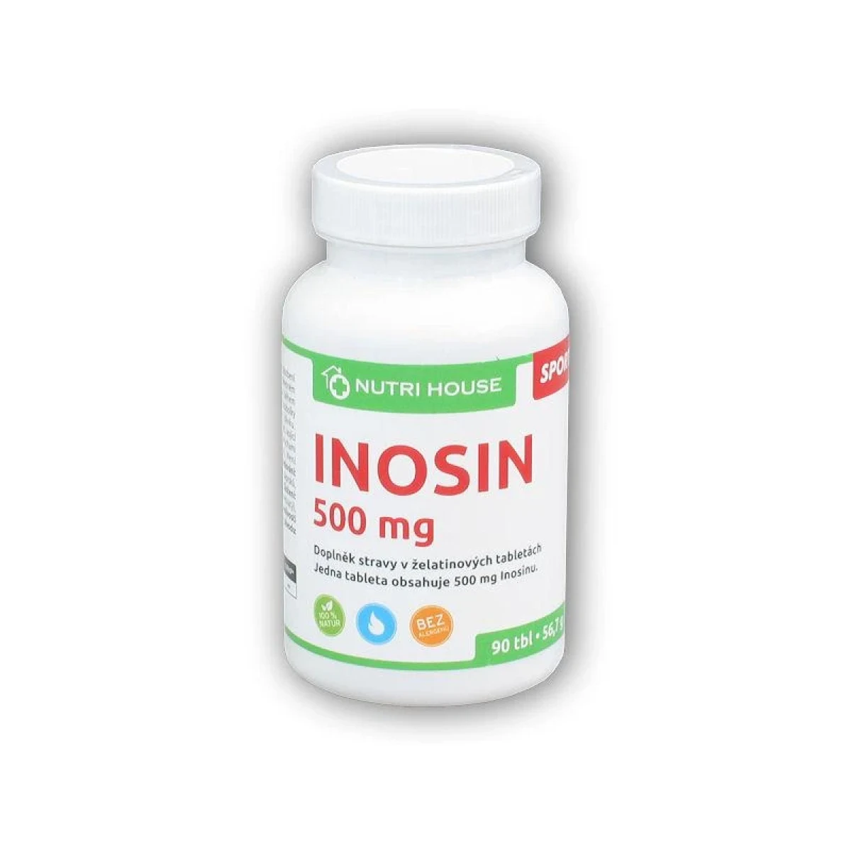 Nutri House Inosine 500mg 90 kapslí · záber 1