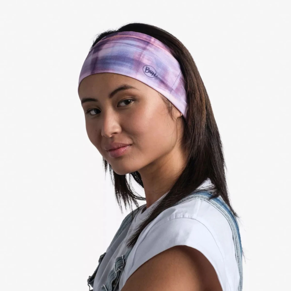 Čelenka BUFF COOLNET UV WIDE HEADBAND SEARY PURPLE · záber 2