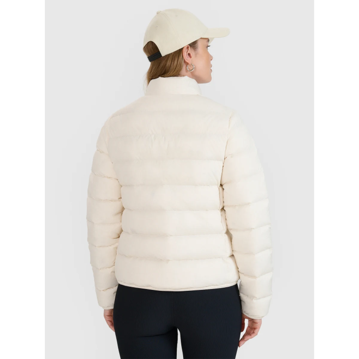 Dámská bunda 4F DOWN JACKET-WSS25TDJAF536-11S-OFF WHITE · záber 5