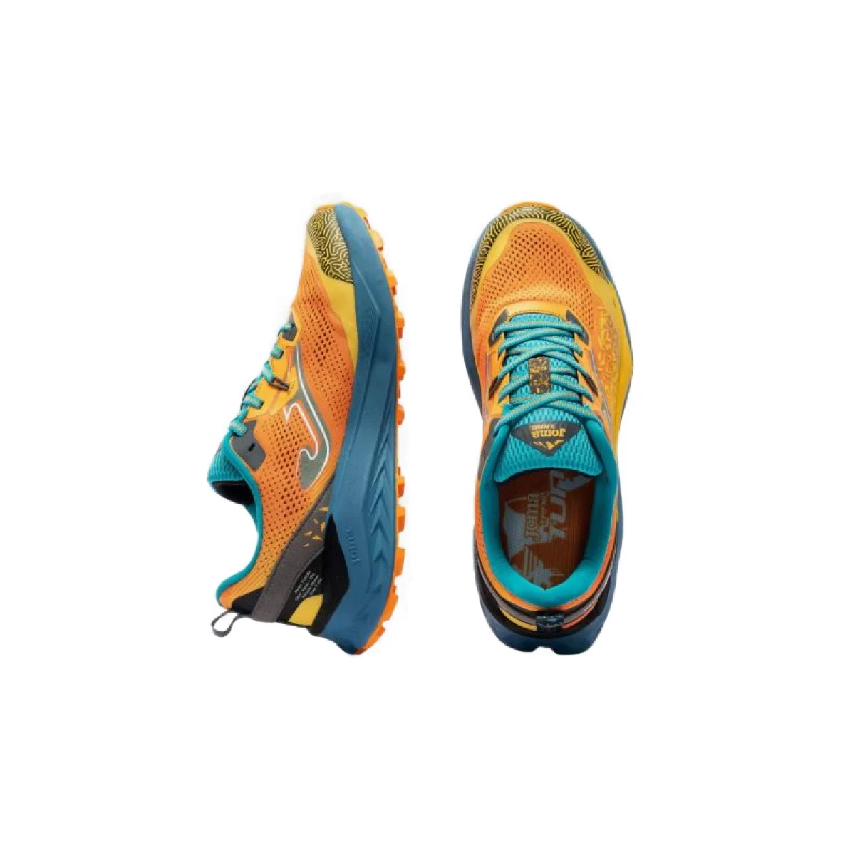 Pánska bežecká trailová obuv JOMA Tundra 2631 M orange blue · záber 3