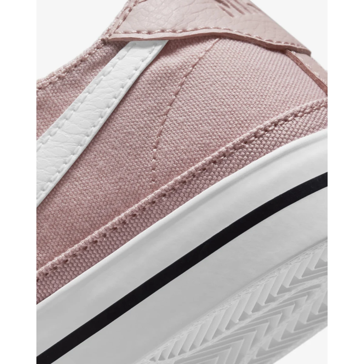 Női szabadidőcipők NIKE WMNS Court Legacy Canvas pink glaze black team orange white · záber 5