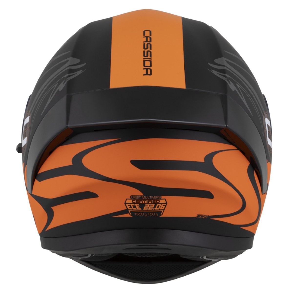 Cassida Orbit Multivers čierna matná/oranžová/šedá/biela XS (53-54) · záber 4