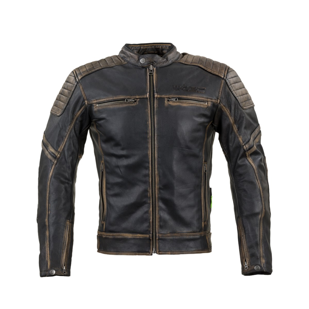 Kožená moto bunda W-TEC Mungelli - Veľkosť: XXL · záber 1