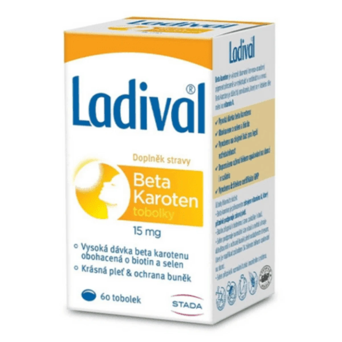 LADIVAL Beta-karotén 15 mg 60 kapsúl · záber 1