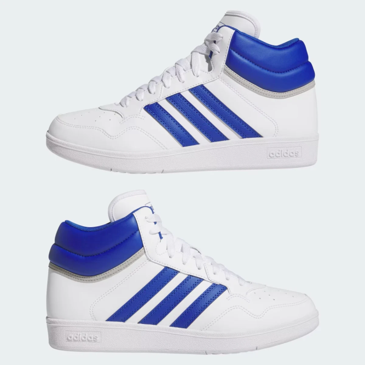 Pánská rekreační obuv ADIDAS Hoops 4.0 Mid M cloud white royal blue grey two · záber 5