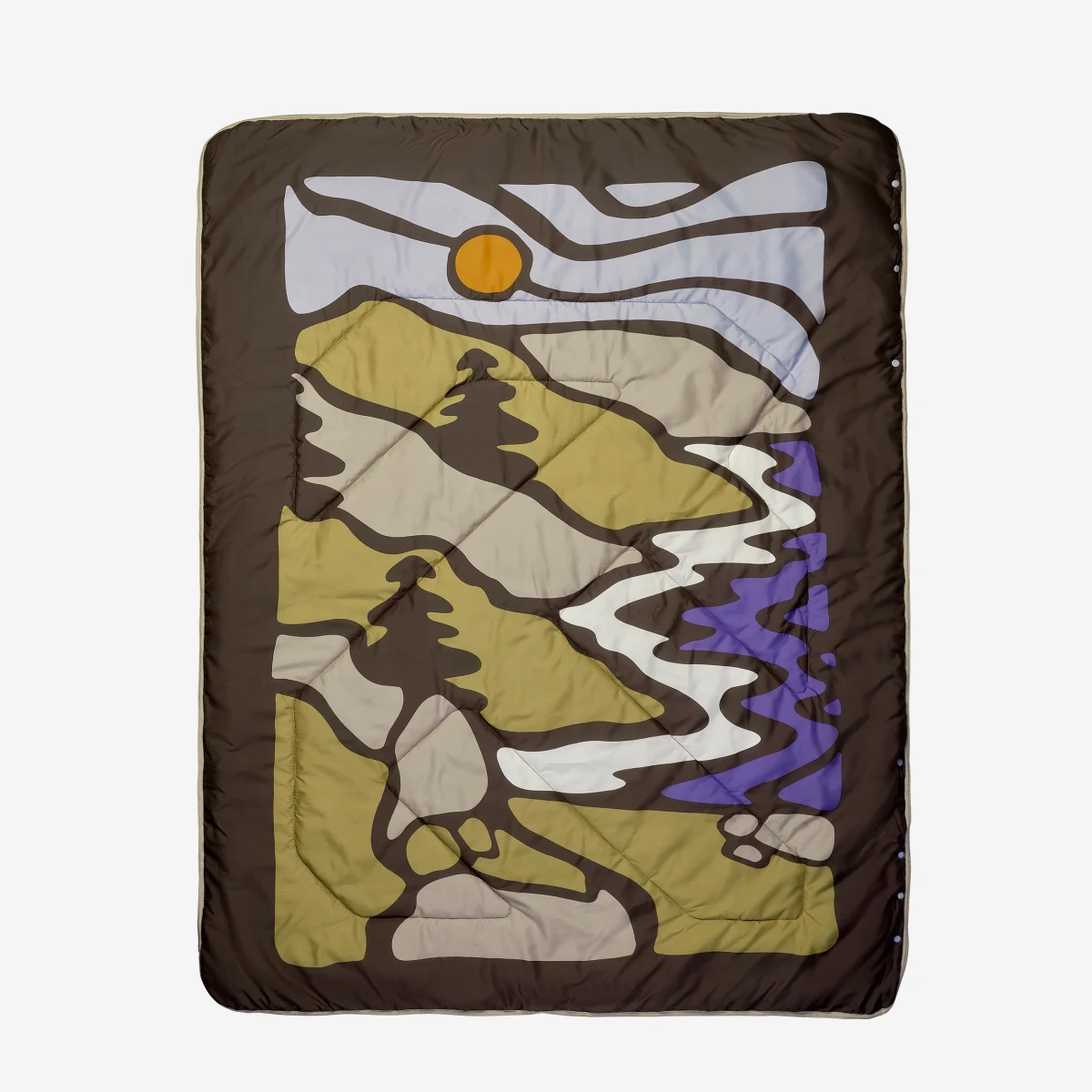 QUECHUA Hrejivá kempingová prikrývka 3v1 175 × 135 cm zelená bez · záber 1