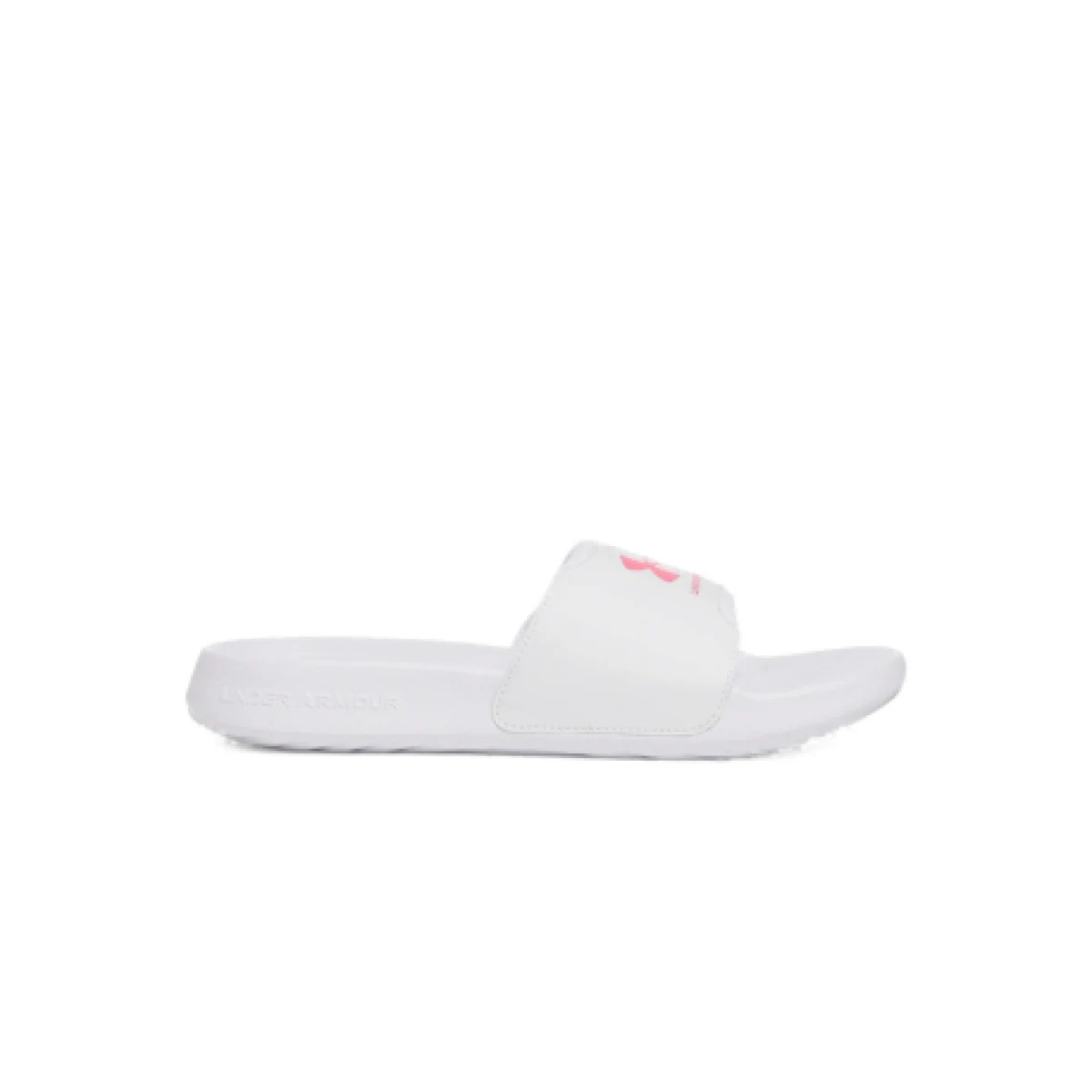 Dámské pantofle (plážová obuv) UNDER ARMOUR UA W Ignite Select white white super pink · záber 1