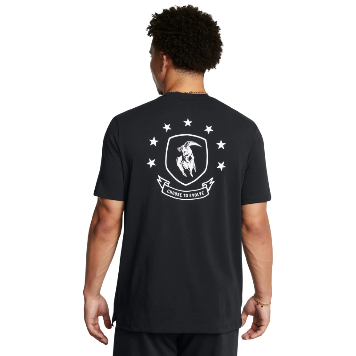 Pánské tričko s krátkým rukávem UNDER ARMOUR PROJECT ROCK UA PROJECT ROCK SS BOH-BLK · záber 2