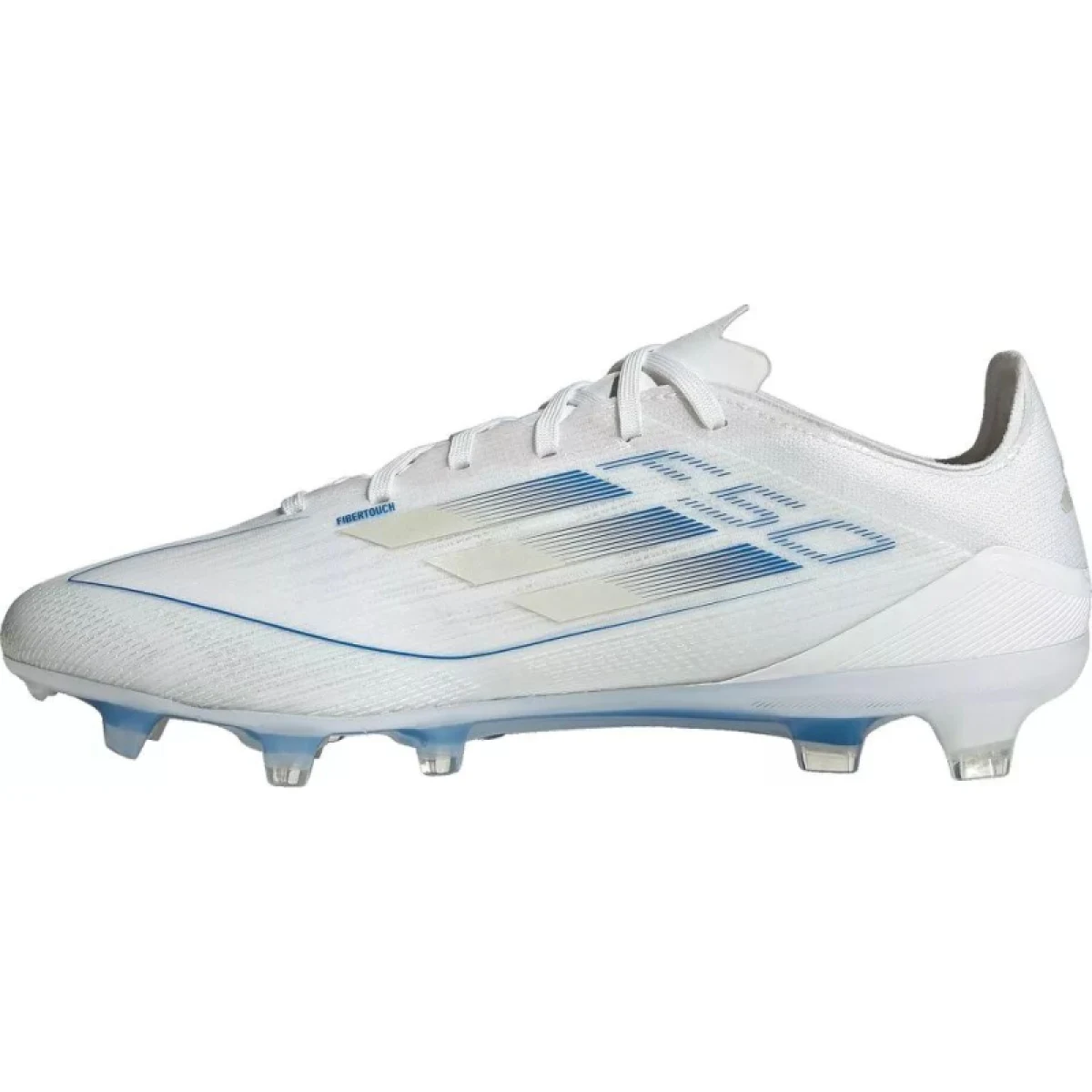 Pánské outdoorové fotbalové kopačky ADIDAS F50 Pro M FG cloud white pearl metallic cloud white · záber 4