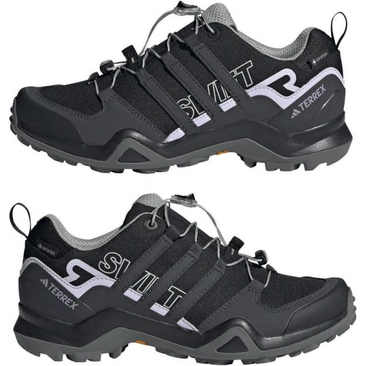 Dámská nízká turistická obuv ADIDAS Terrex Swift R2 GTX core black dgh solid grey purple tint · záber 4