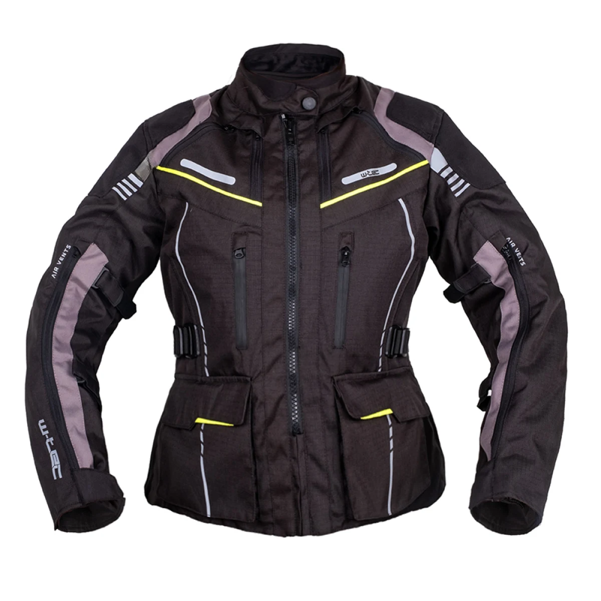 Dámska touringová moto bunda W-TEC Smackton Lady Farba čierno-zelená, · záber 1