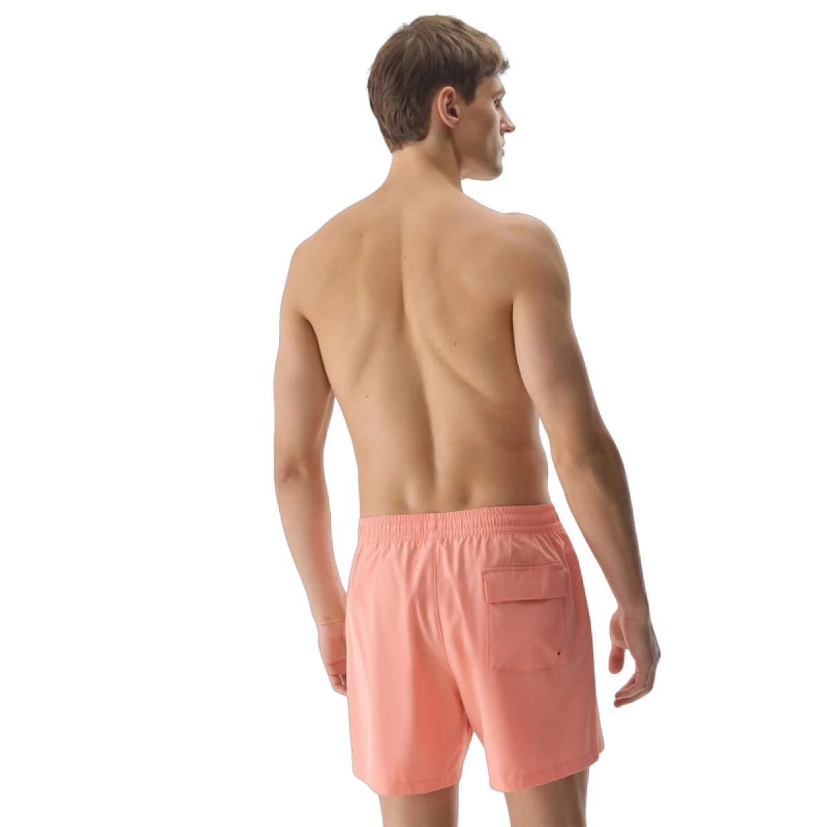 Pánske plavky 4F BOARD SHORTS-WSS24UBDSM088-70S-ORANGE · záber 4