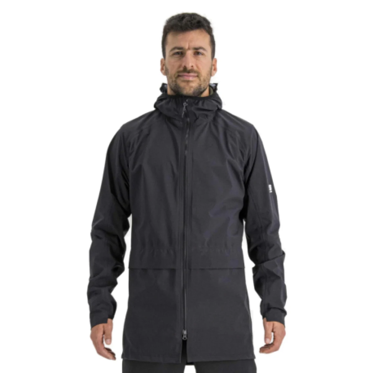 Pánská cyklistická bunda s kapucí SPORTFUL Metro hardshell, black · záber 1
