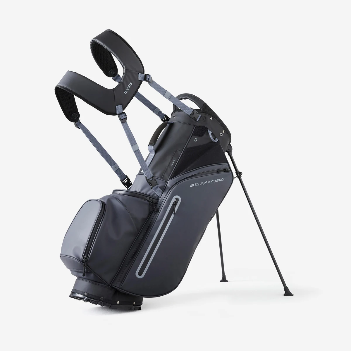 INESIS Golfový bag trojnožka waterproof INESIS Light sivý bez · záber 1