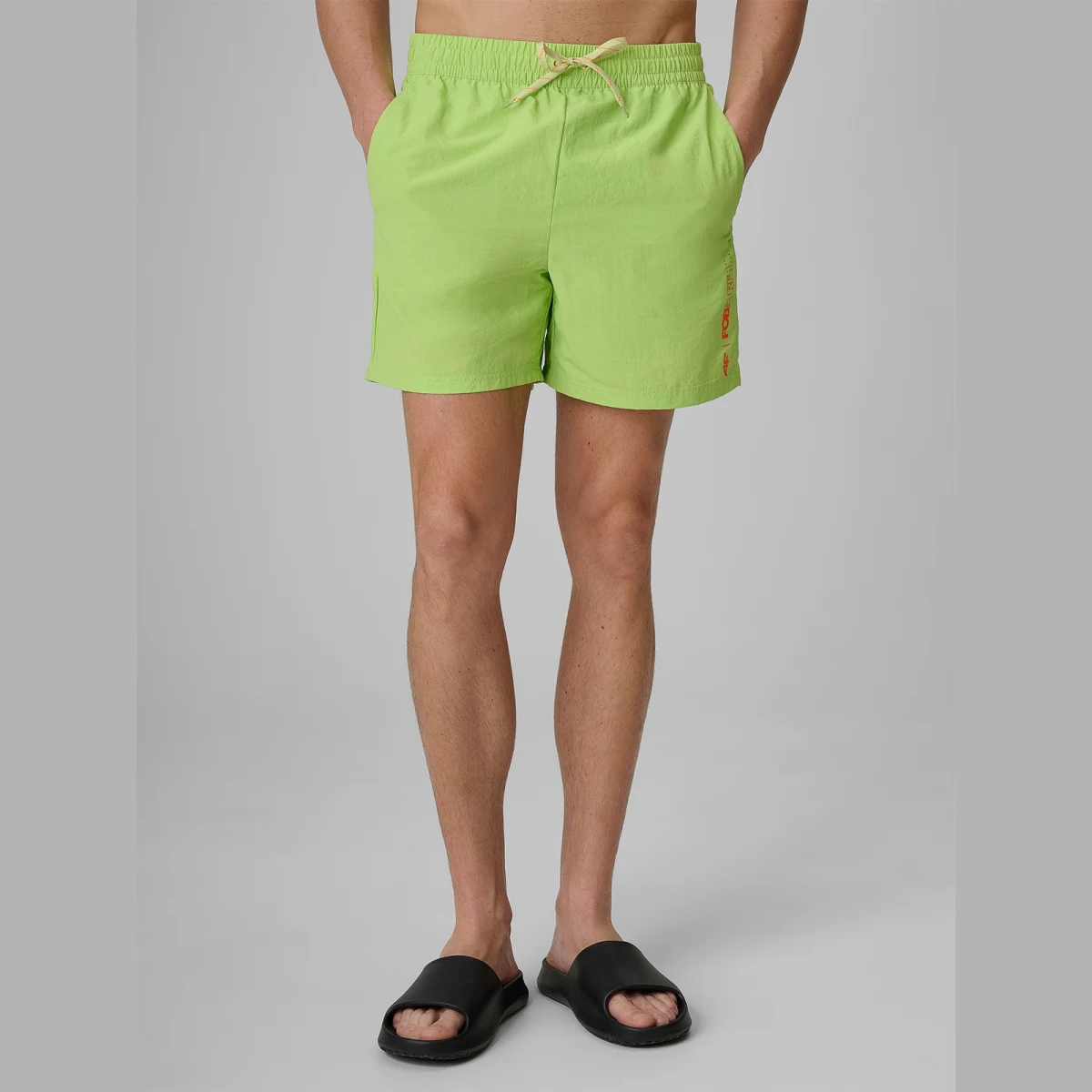 Pánské boardshorty na pláž s ochranou UPF50+ - zelené · záber 2