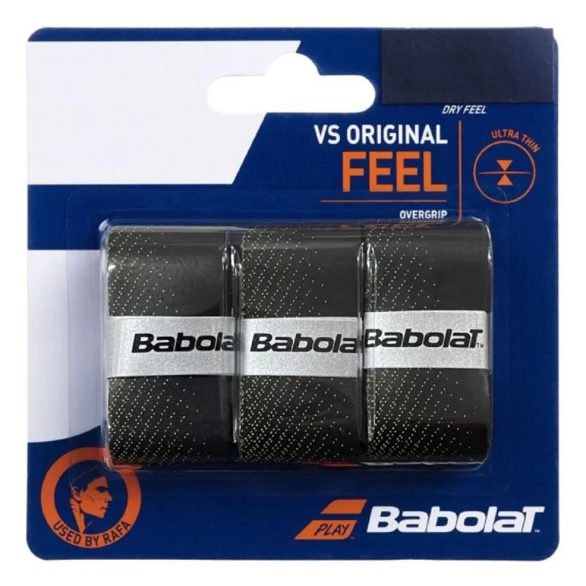Tenisový Grip (omotávka) BABOLAT VS ORIGINAL X3 - Barva: čierna · záber 1