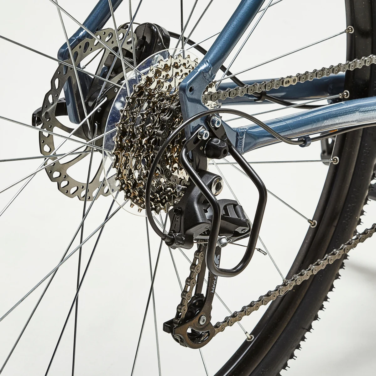 RIVERSIDE Trekingový bicykel 500 nízky rám modrý M · záber 2